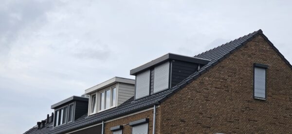 Nieuwe dakgoten en nieuwe dakkapellen