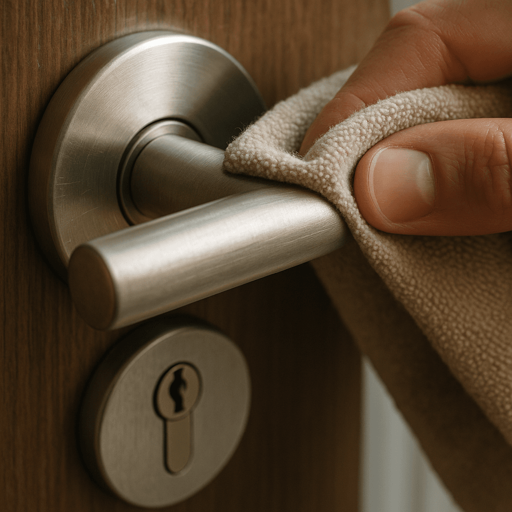 deurbeslag schoonmaken