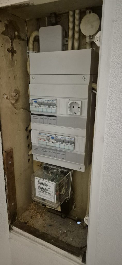 meterkast vervangen door elektricien van offra